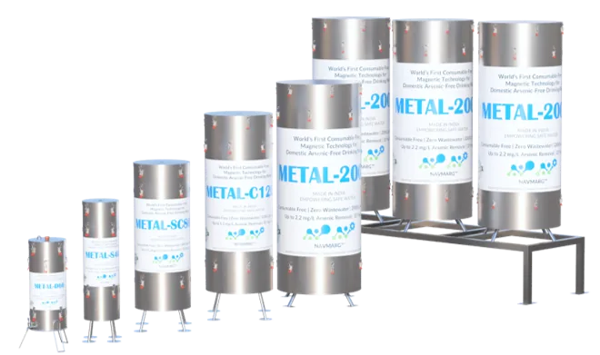 MARU magnetic arsenic removal unit range